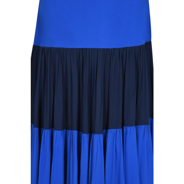 MIDI EMMA SKIRT | BLOCK COLOUR RAYONS