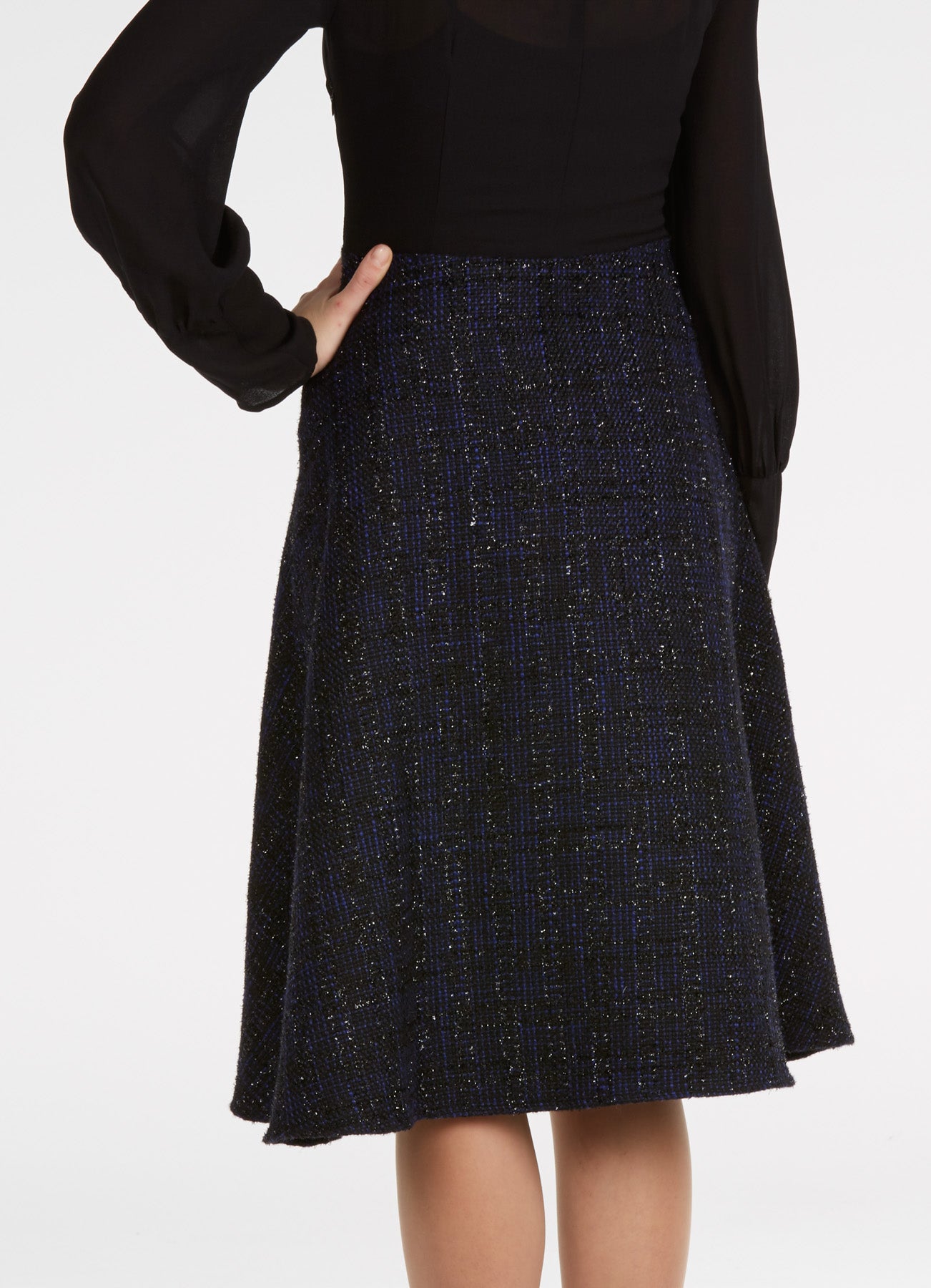 ESMERELDA DRESS | SILK AND BOUCLE