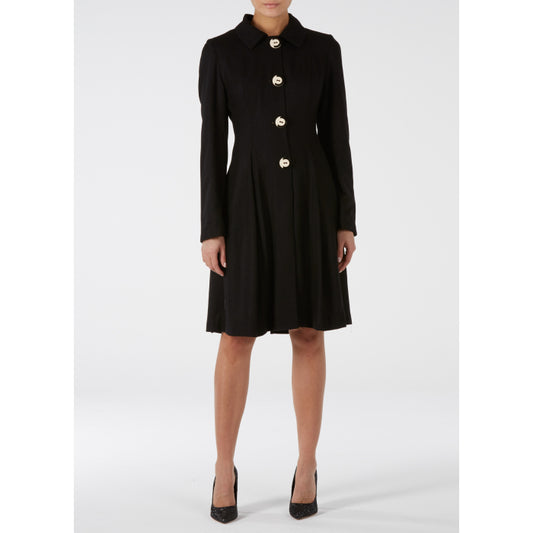 FARNDON COAT | BLACK WOOL
