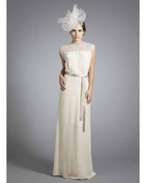 BRIDAL | LONG TATTI DRESS | VELVET AND SILK
