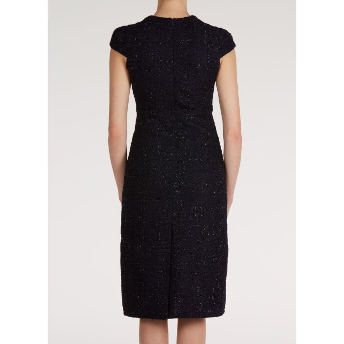 INDY DRESS | NAVY SPARKLE BOUCLE