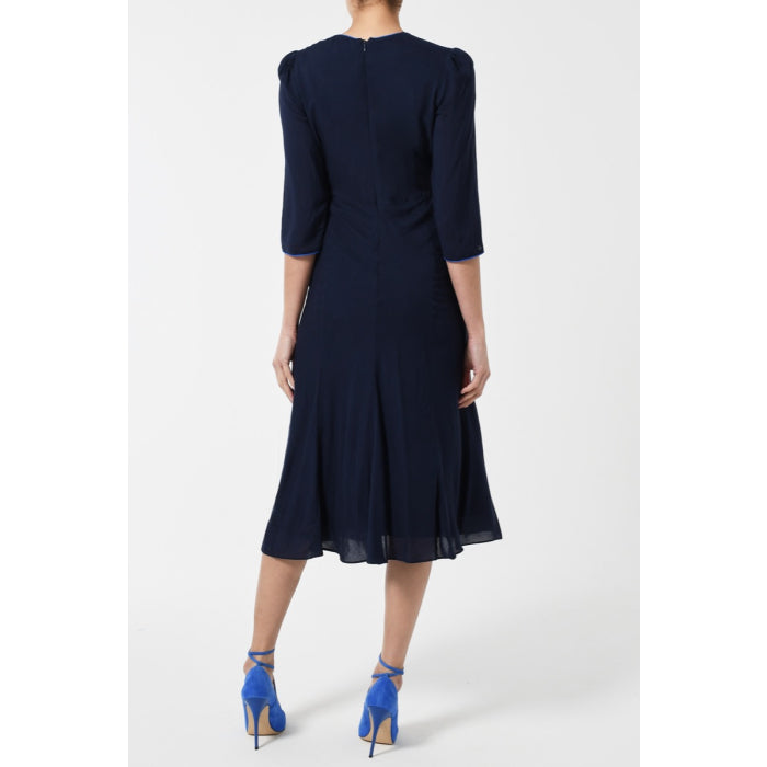 JESSIE DRESS | NAVY RAYON