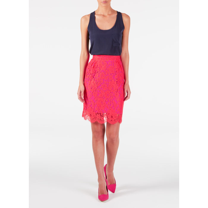 PENCIL SKIRT | LACE