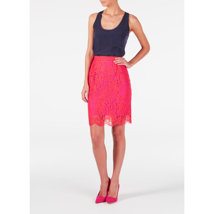 PENCIL SKIRT | LACE