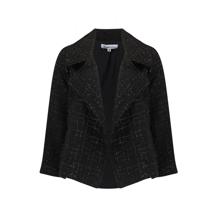 WOOLHAMPTON JACKET | BLACK SPARKLE BOUCLE