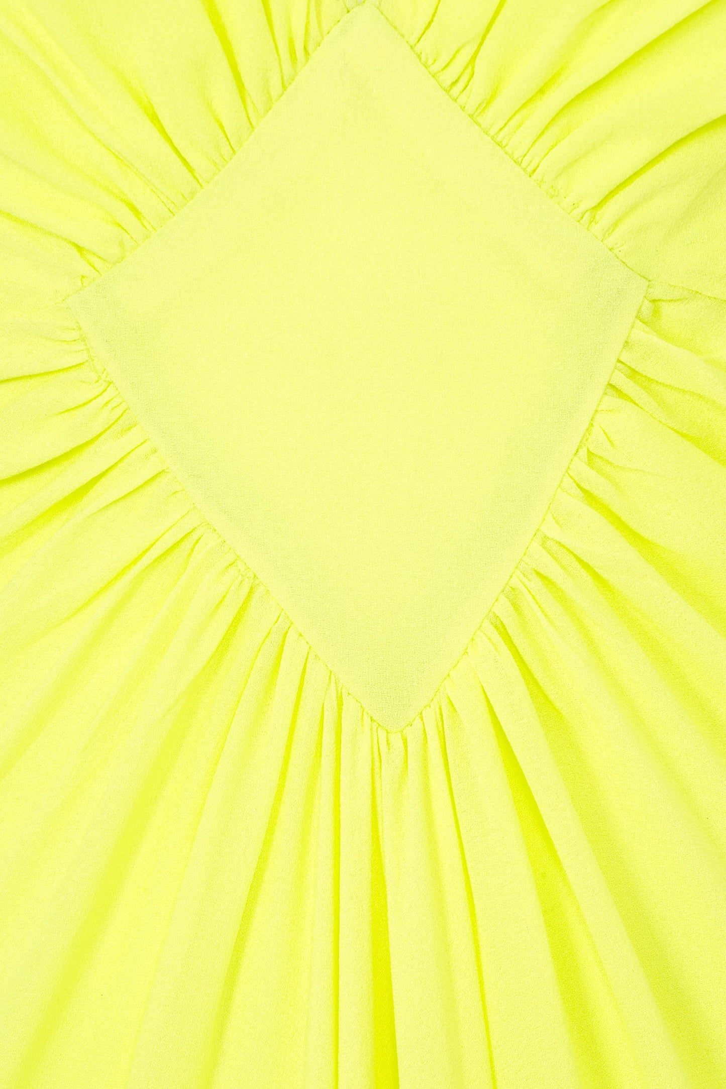 LONG JESSIE DRESS | FLURO YELLOW SILK