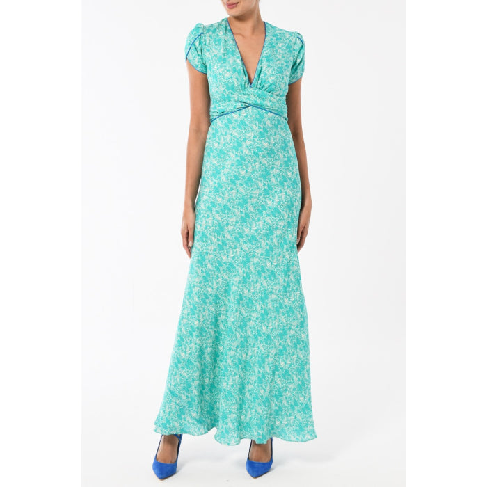 LONG MILLIE DRESS | FLUTTER PRINT