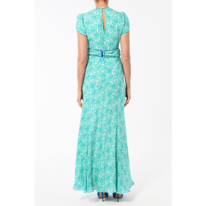 LONG MILLIE DRESS | FLUTTER PRINT