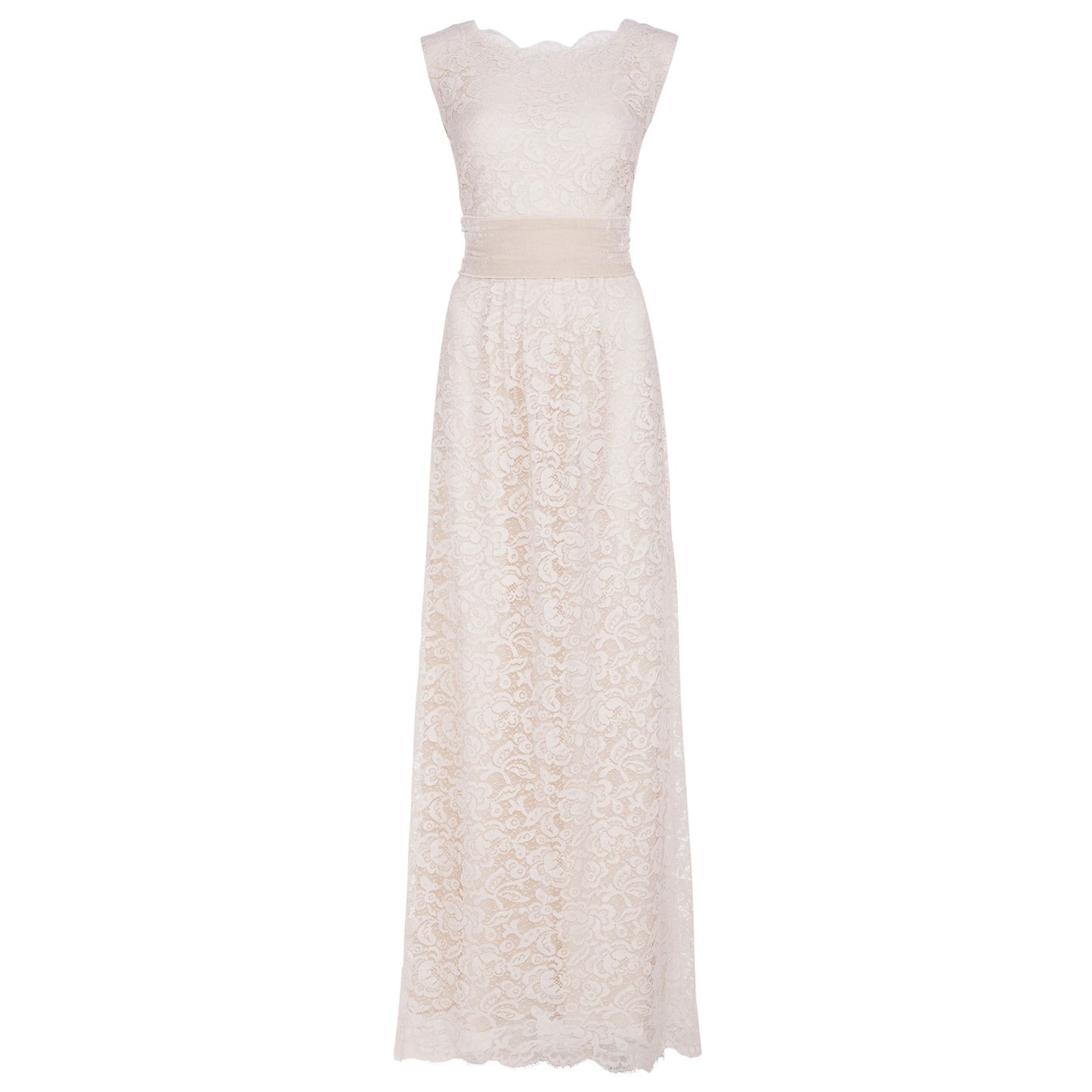 BRIDAL | LONG TARIFA DRESS CREAM LACE
