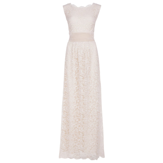 BRIDAL | LONG TARIFA DRESS CREAM LACE