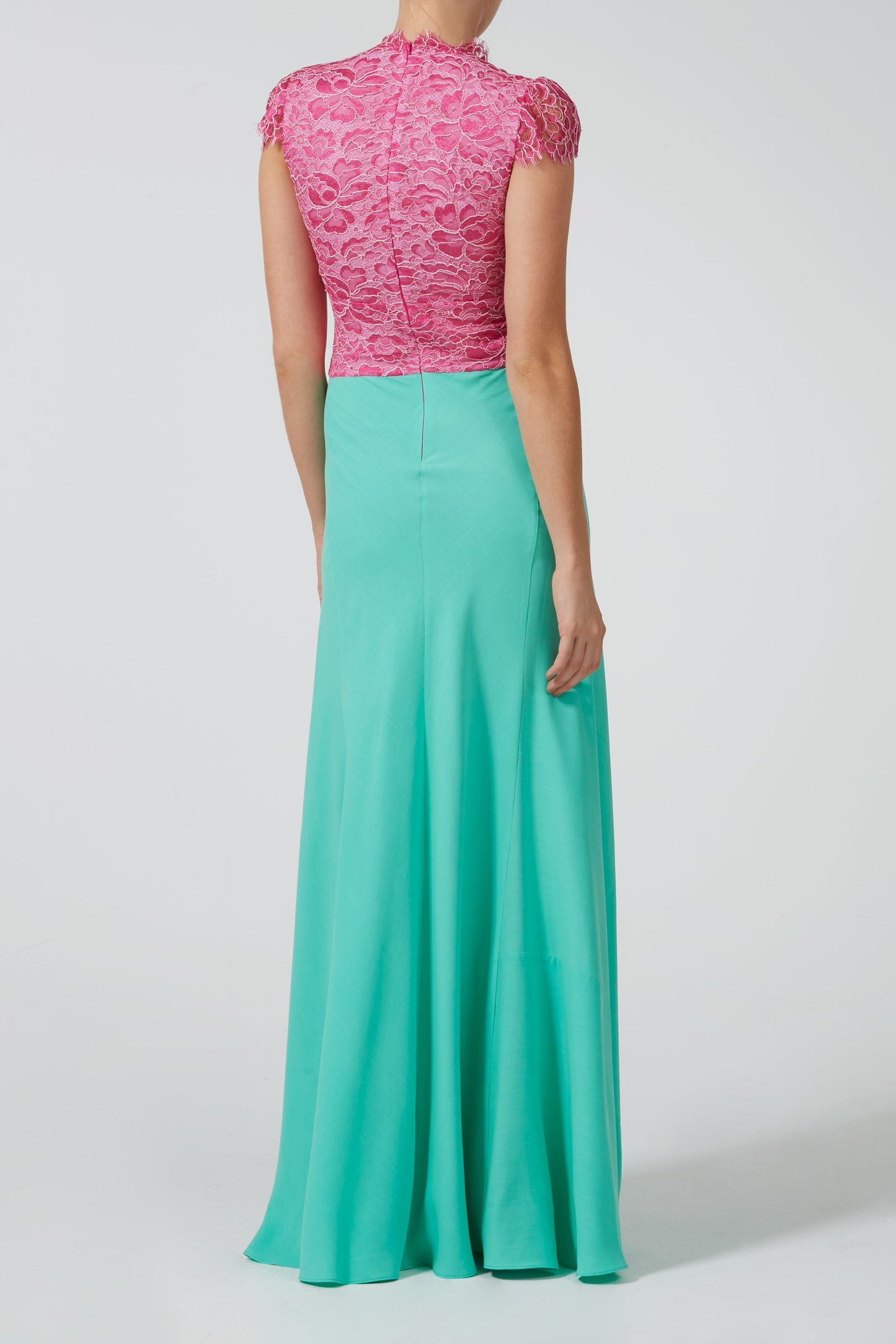 LONG WILLOW DRESS | LACE & SILK