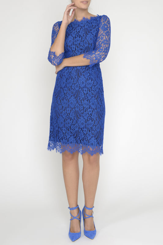 LONGER FLORENCE DRESS | BLUE LACE