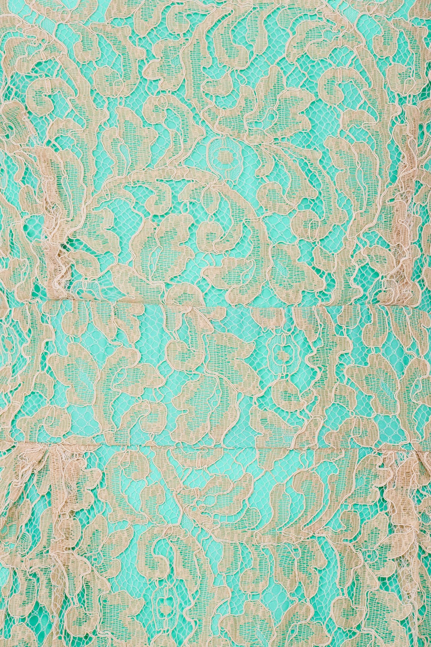 LONGER FLORENCE DRESS | BEIGE LACE