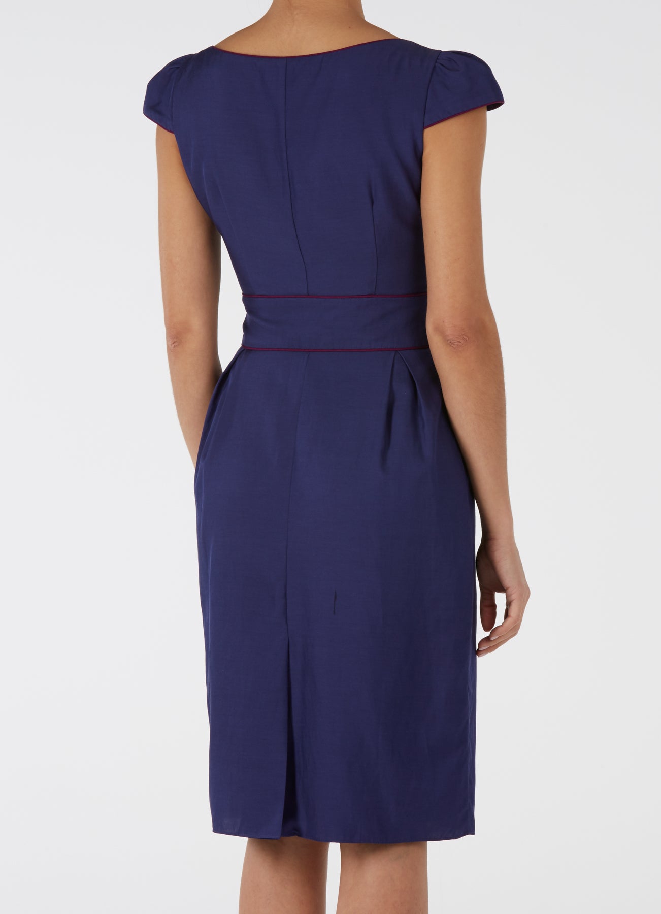 LONGER FLORENCE DRESS | SILK OTTOMAN