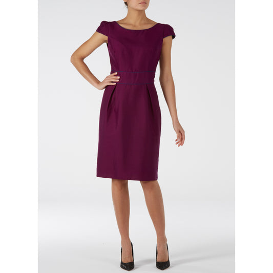 LONGER FLORENCE DRESS | SILK OTTOMAN