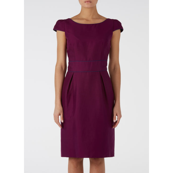 LONGER FLORENCE DRESS | SILK OTTOMAN