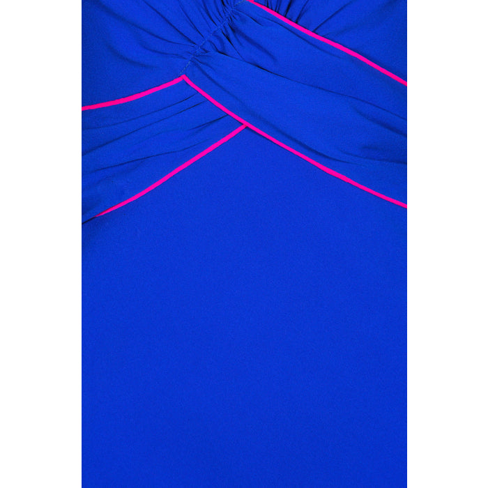 MILLIE DRESS | BRIGHT BLUE SILK GEORGETTE
