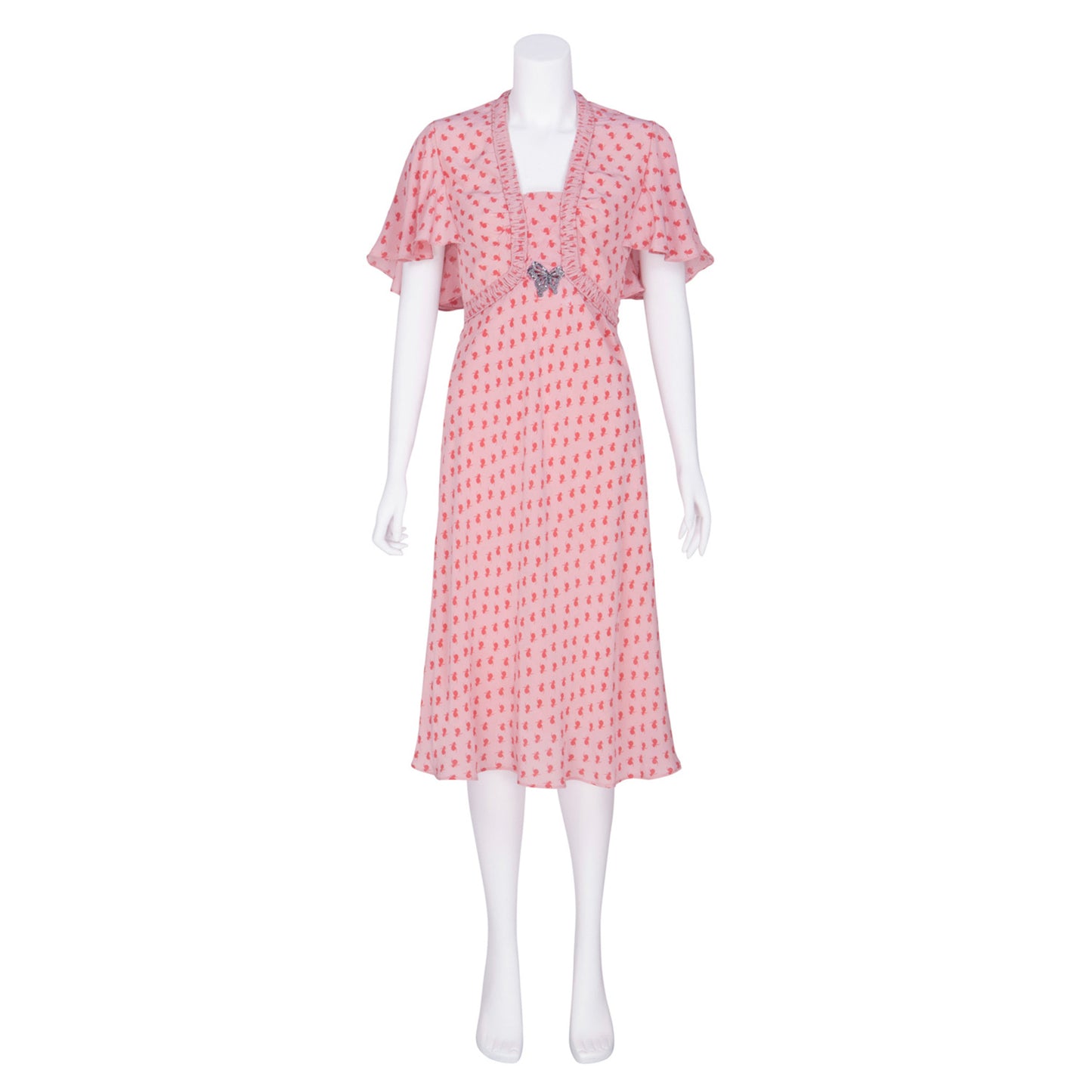 MIMA DRESS | PINK BUG PRINT