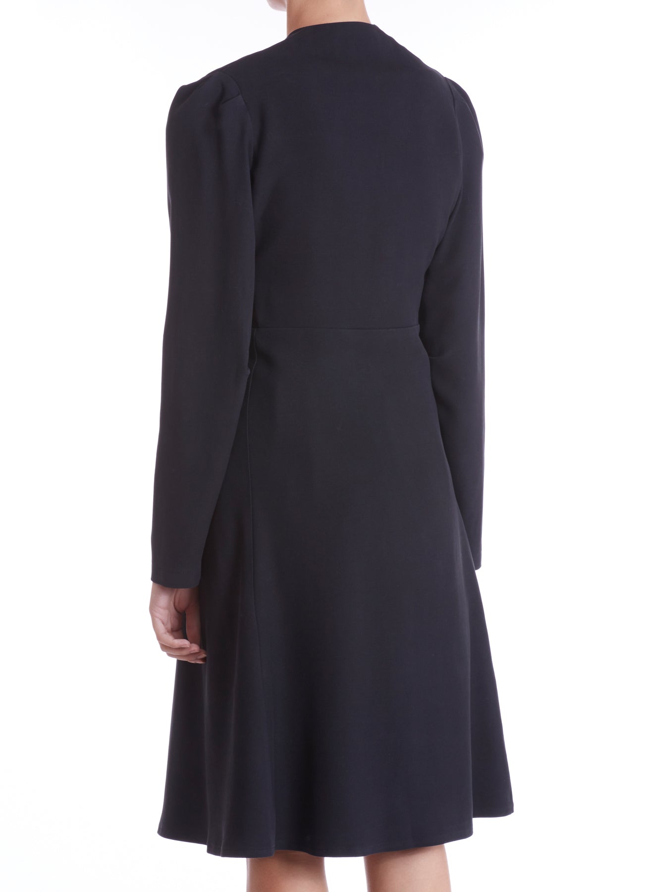 DULWICH COAT | BLACK SILK TWILL