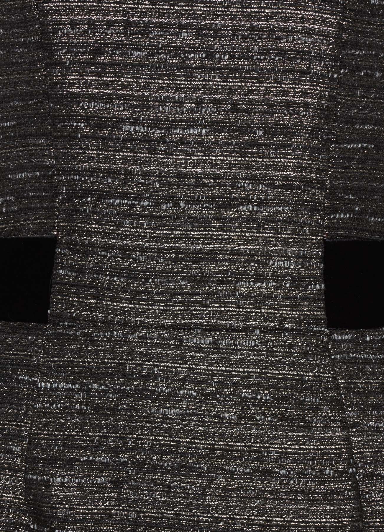 PETRA DRESS | STRIPEY METALLIC