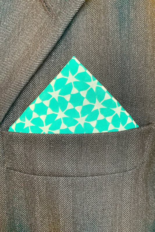 POCKET SQUARE | REPEAT CIRCLE PRINT