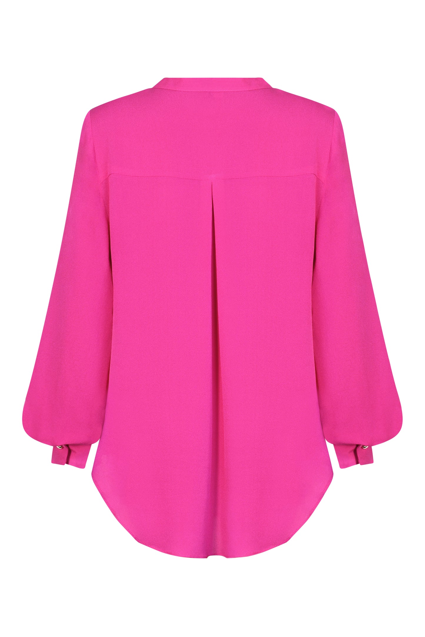 SILKY TOP | WINTER PINK SILK GEORGETTE