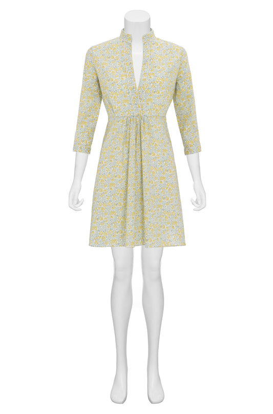 ZARA DRESS | YELLOW LITTLE FLOWER COTTON
