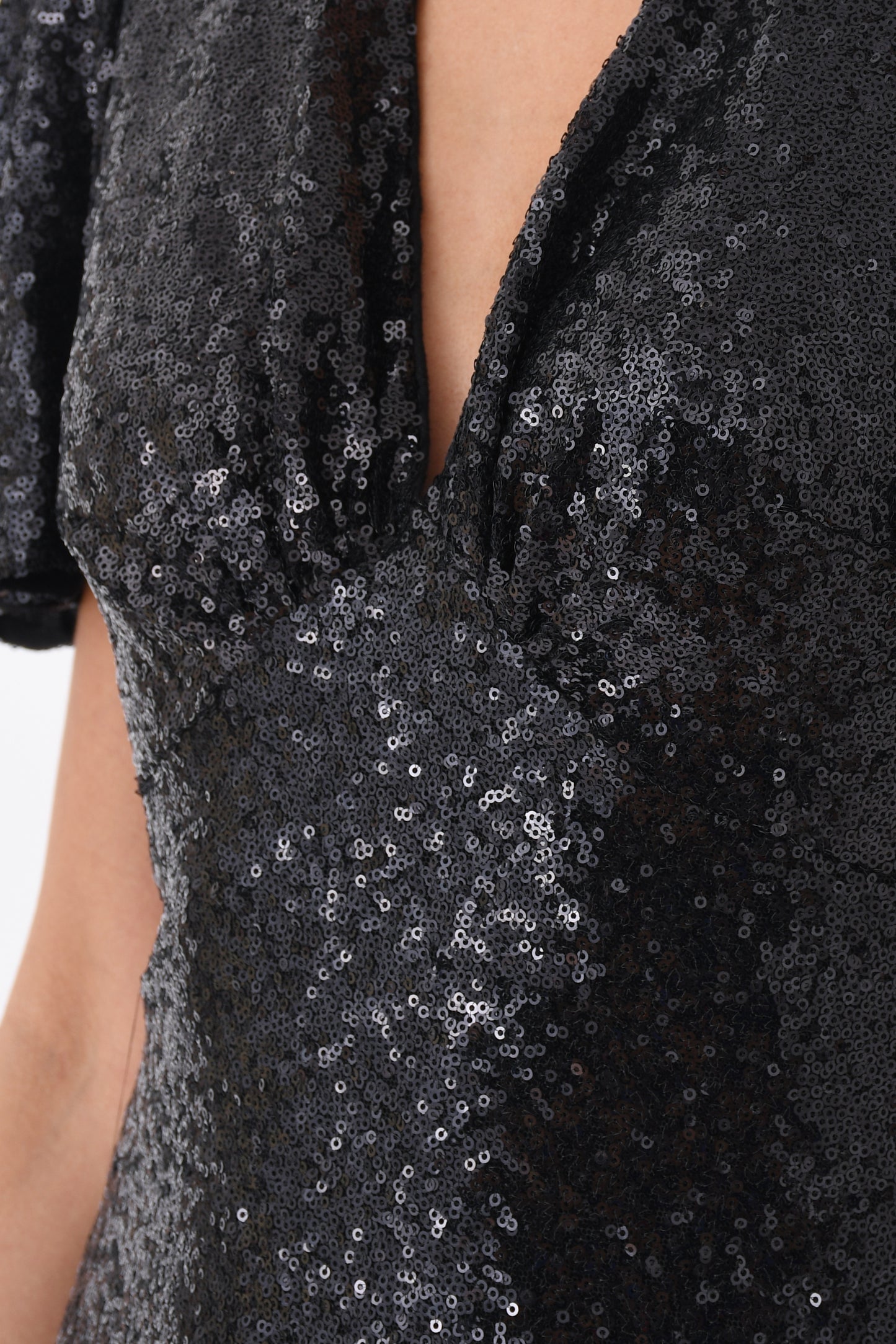 TAMMIM DRESS | BLACK SEQUINS