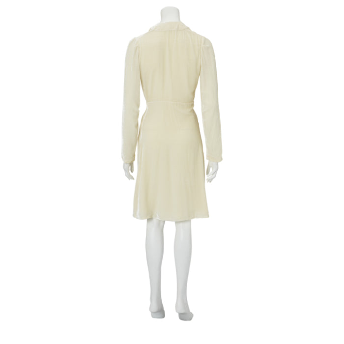 DULWICH COAT | CREAM VELVET