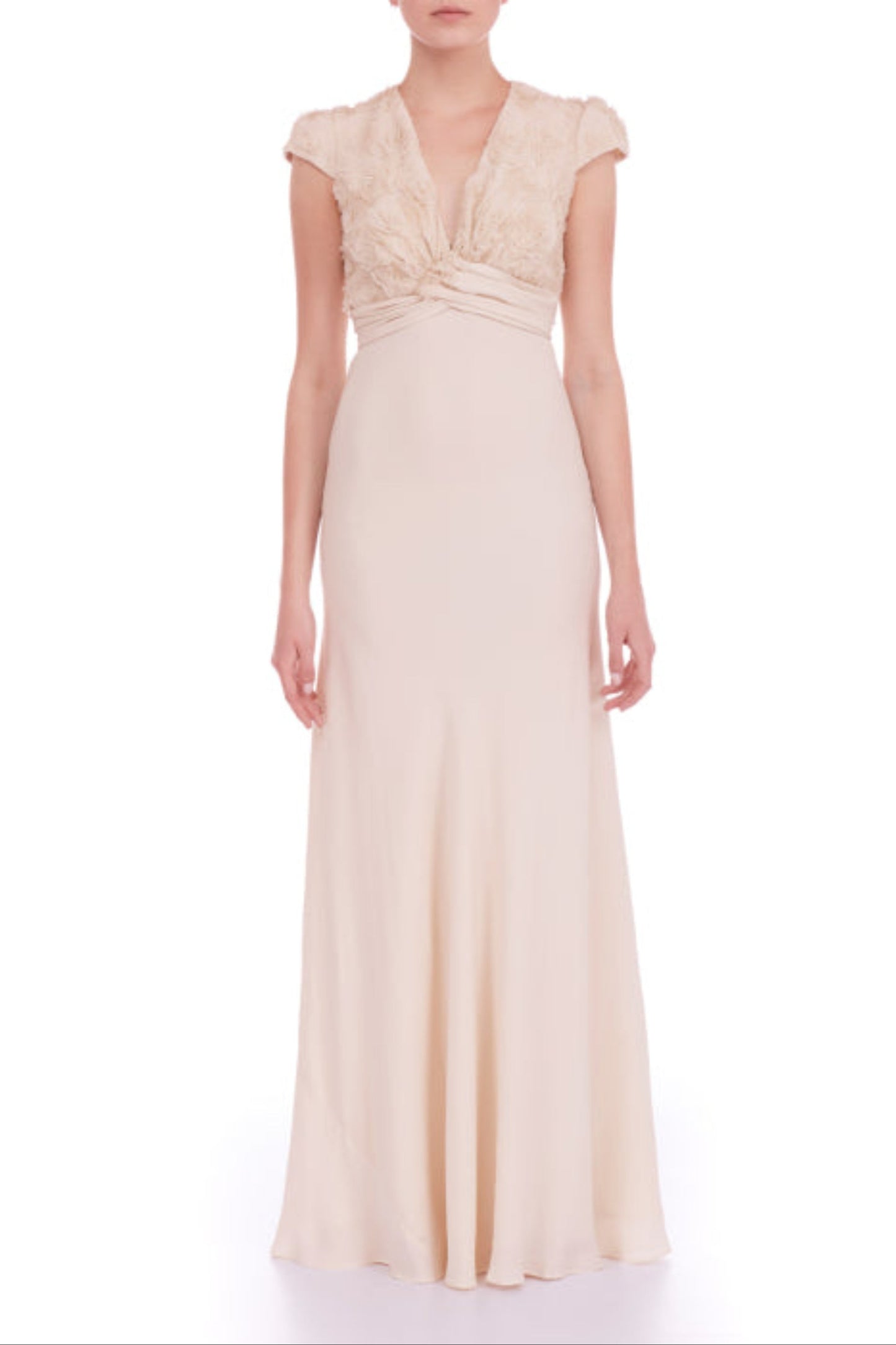 BRIDAL | LONG MILLIE DRESS | CAROLINE EMBROIDERY