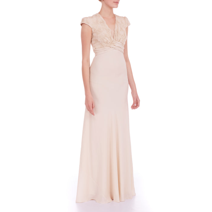 BRIDAL | LONG MILLIE DRESS | CAROLINE EMBROIDERY