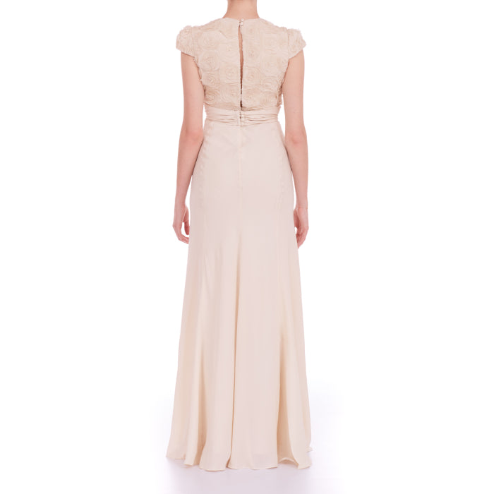 BRIDAL | LONG MILLIE DRESS | CAROLINE EMBROIDERY