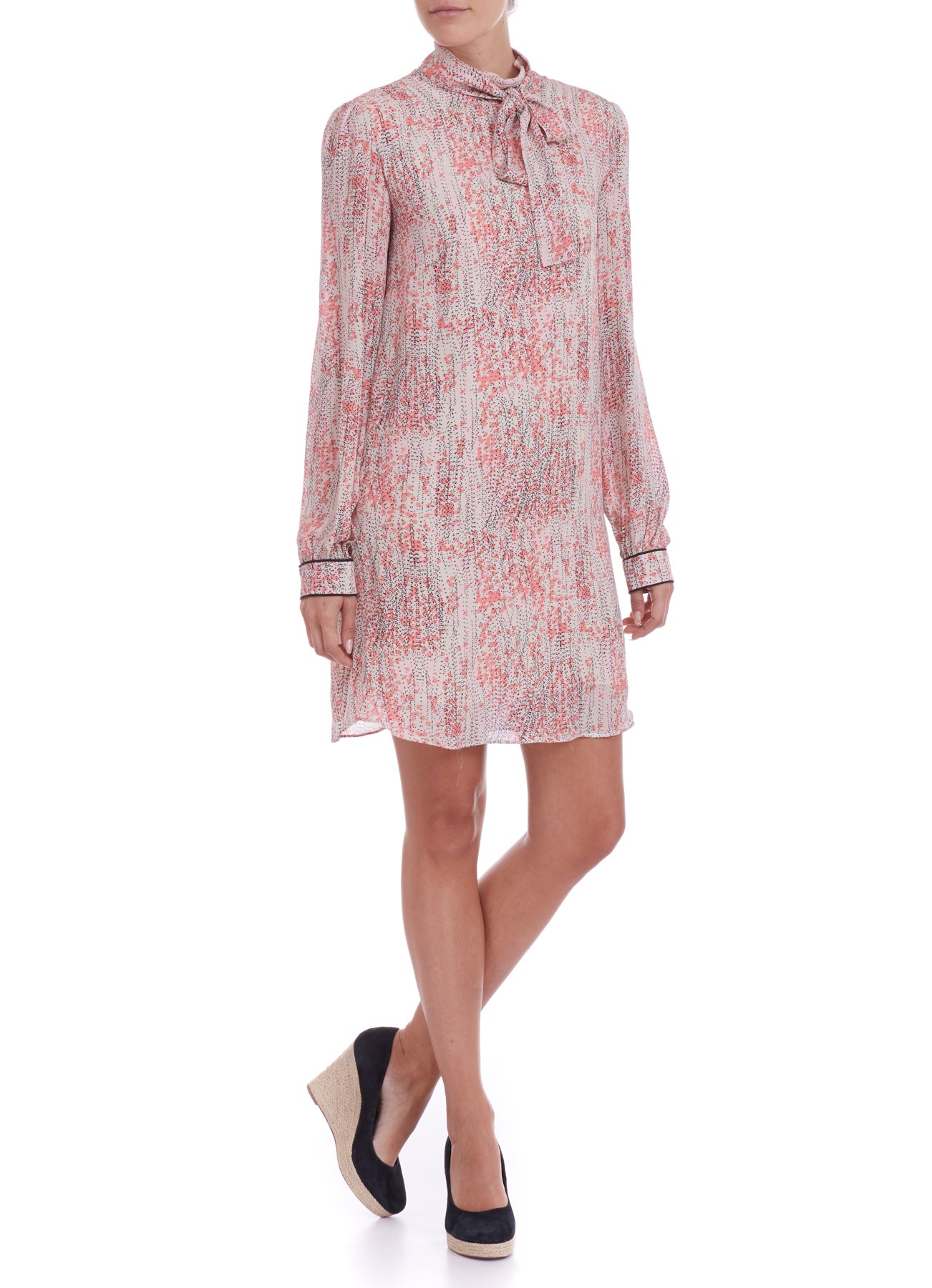 WHIT DRESS | DOTTY PRINT