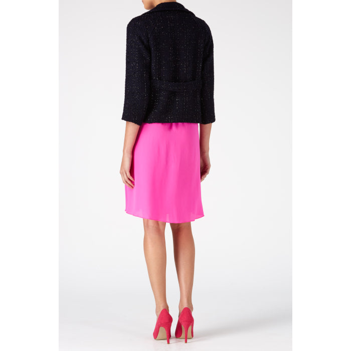 WOOLHAMPTON JACKET | NAVY SPARKLE BOUCLE
