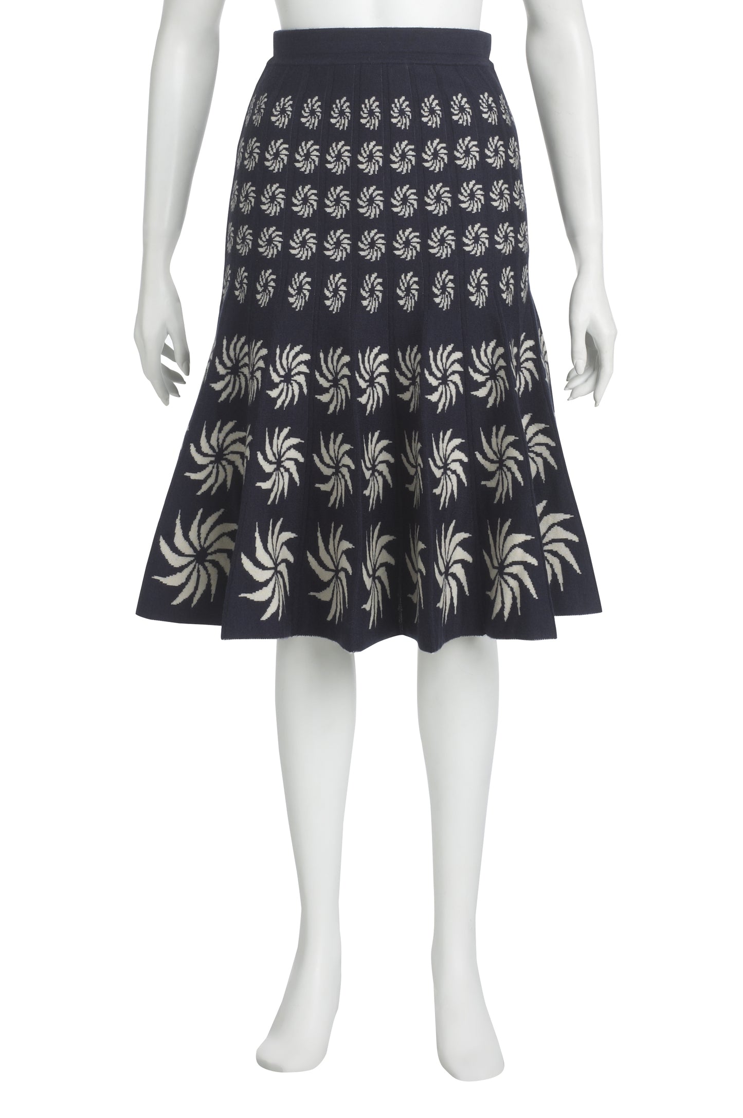 PORTOBELLO SKIRT | NAVY AND CREAM