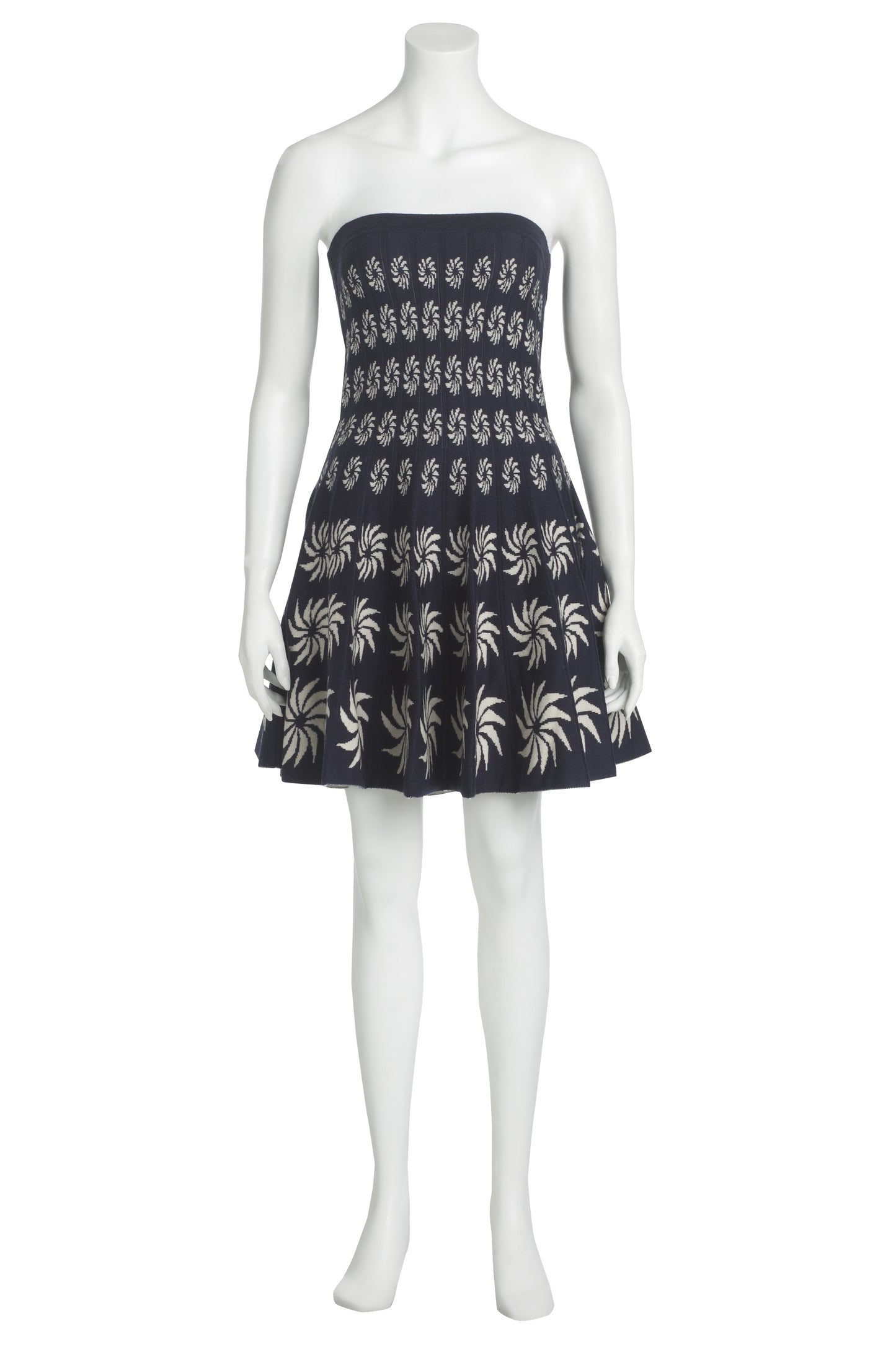 PORTOBELLO SKIRT | NAVY AND CREAM