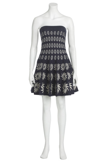 PORTOBELLO SKIRT | NAVY AND CREAM