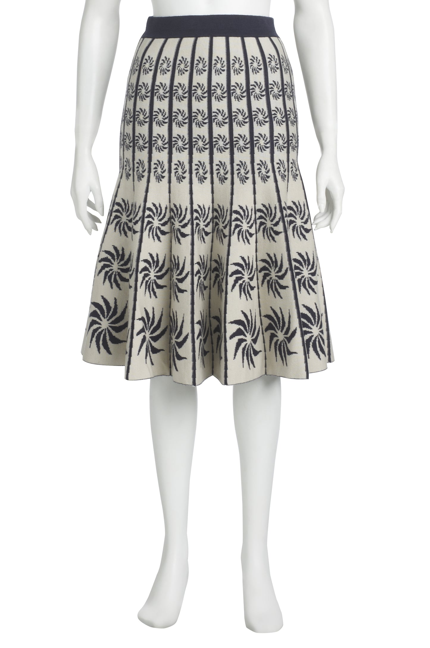 PORTOBELLO SKIRT | NAVY AND CREAM