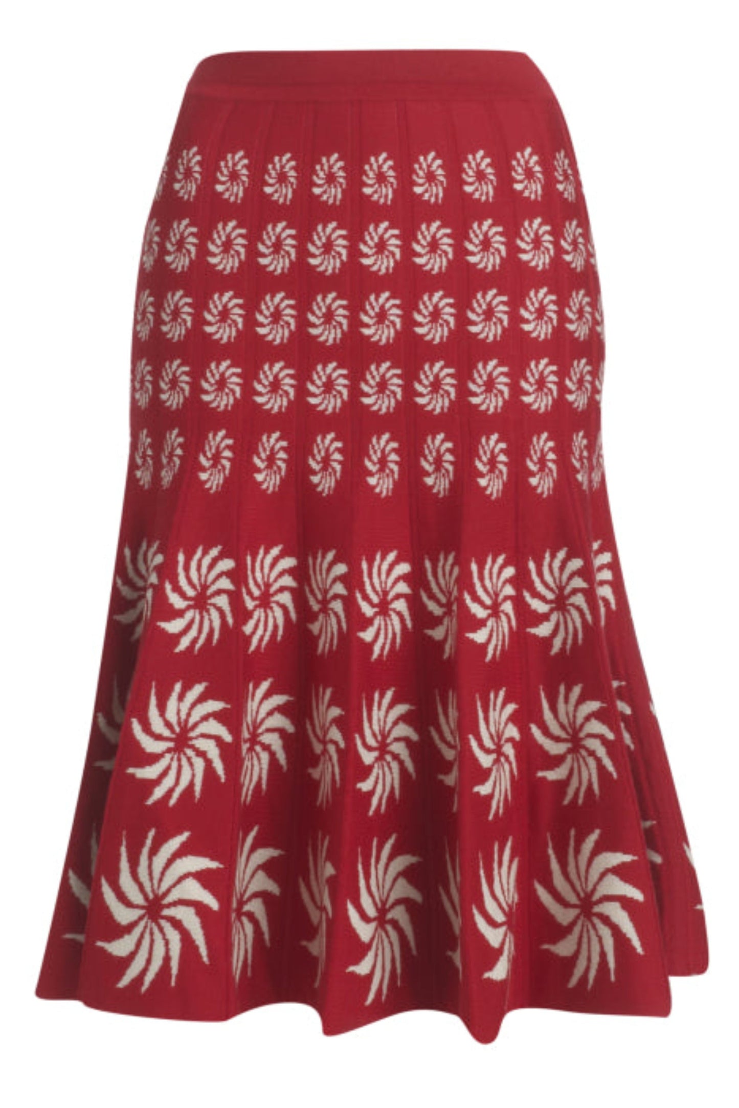PORTOBELLO SKIRT - RED & CREAM