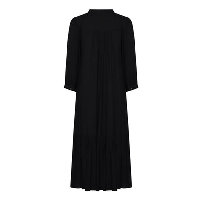 CLAUDE DRESS | BLACK RAYON