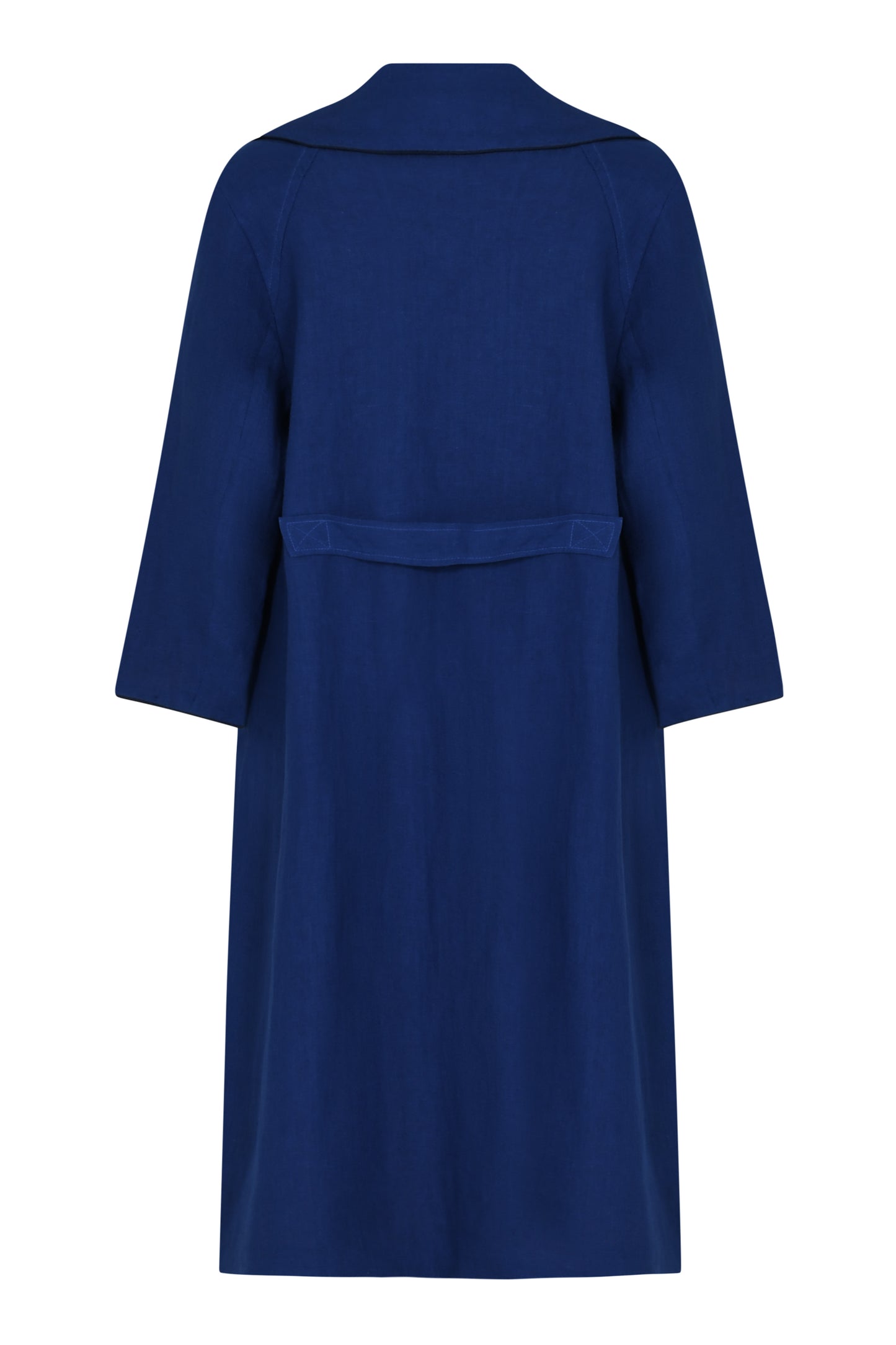 WOOLHAMPTON COAT | BLUE LINEN
