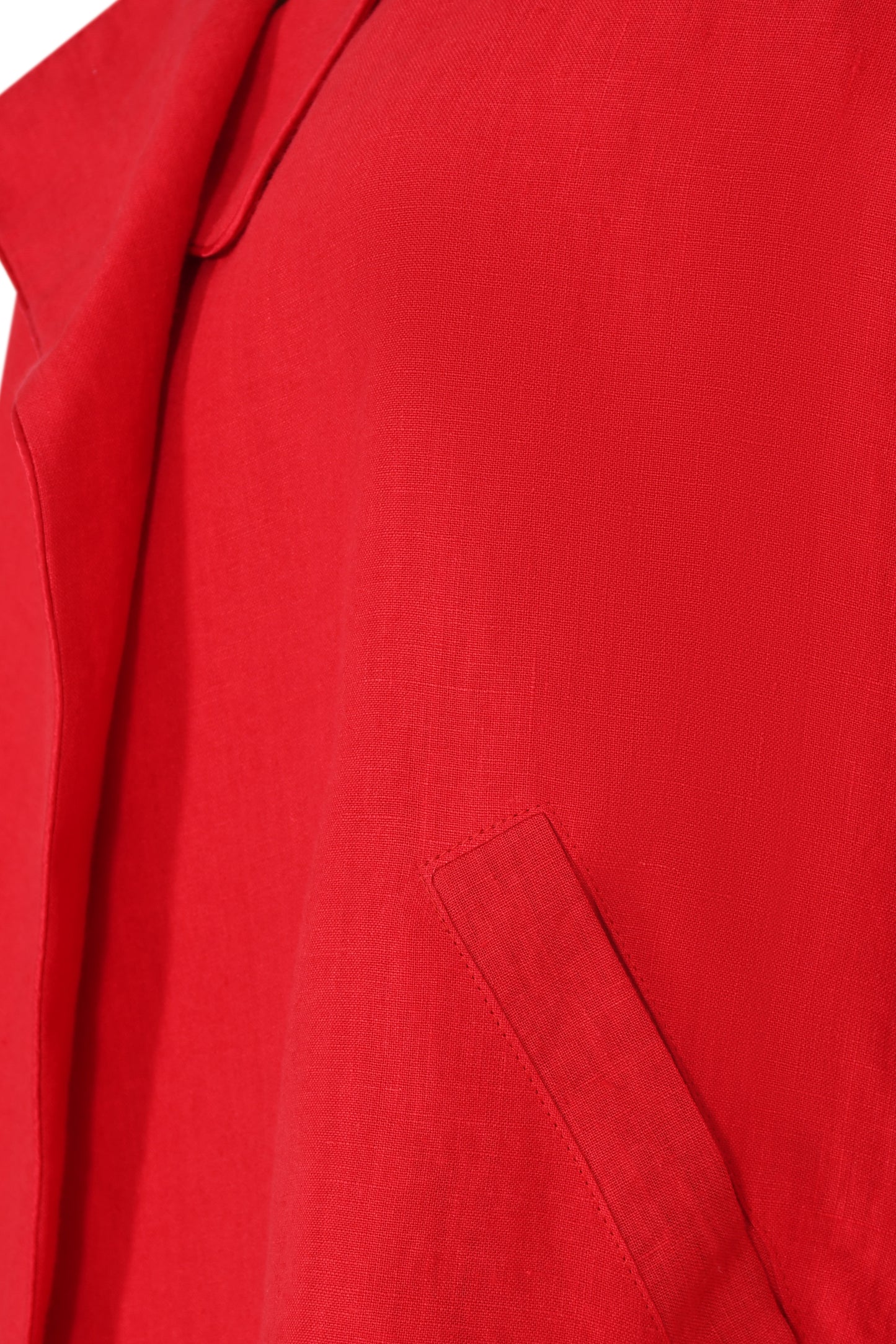 WOOLHAMPTON COAT | RED LINEN