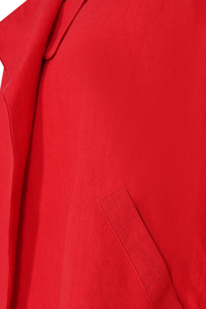 WOOLHAMPTON COAT | RED LINEN