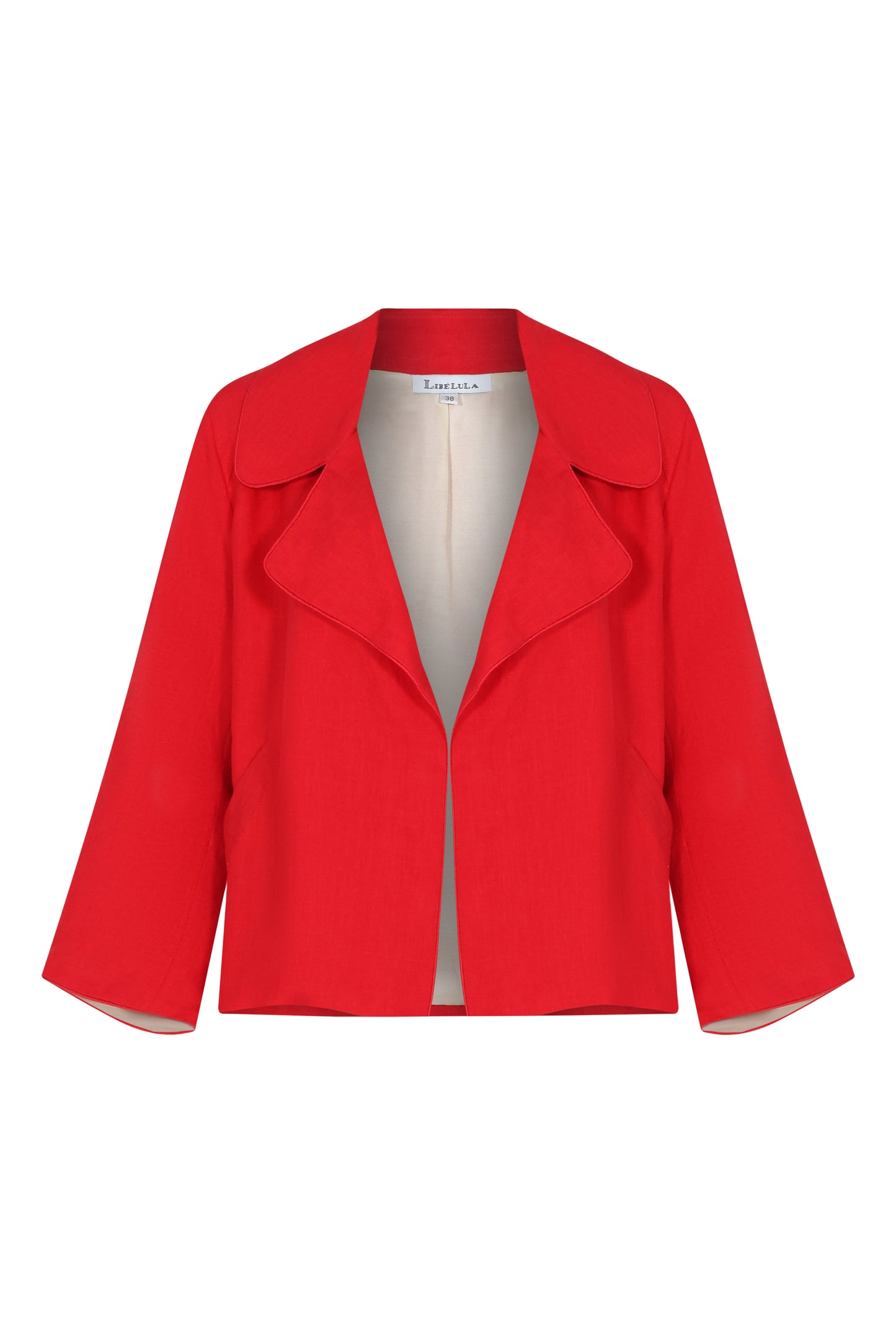 WOOLHAMPTON JACKET | RED LINEN