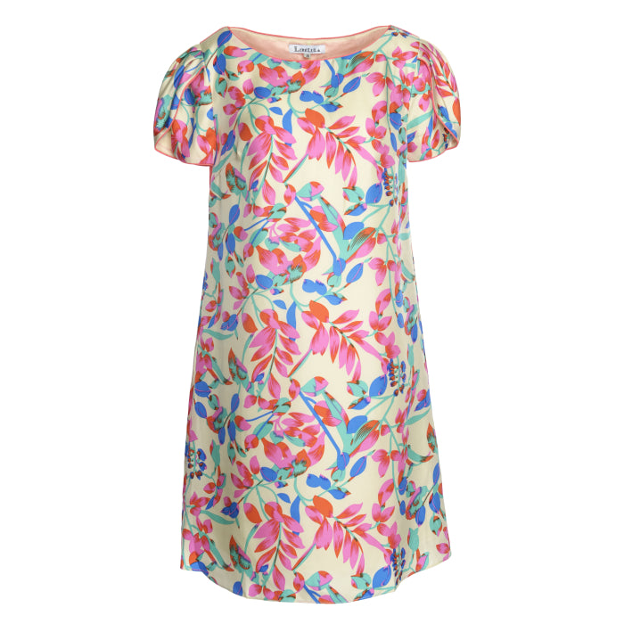 ANOUSHKA SHIFT DRESS | TROPICAL PRINT