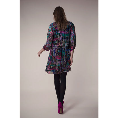 HARTFORD DRESS | GOLDEN DOTTY SILK