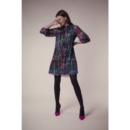 HARTFORD DRESS | GOLDEN DOTTY SILK