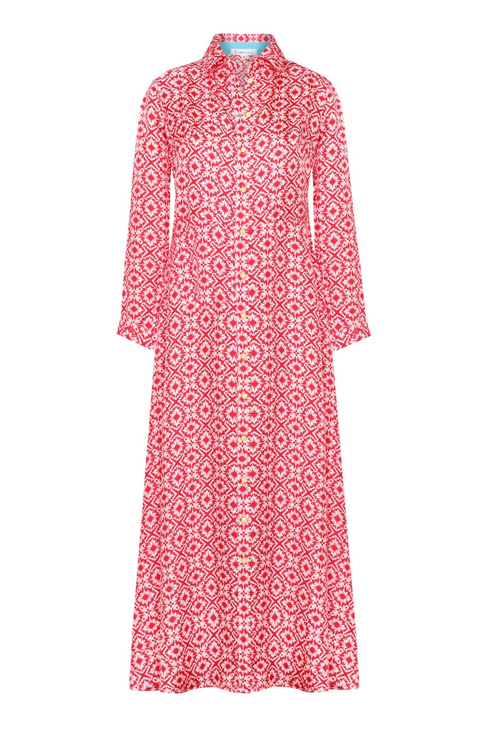 MAXI LUCINDA DRESS | XOX PRINTED SILK TWILL