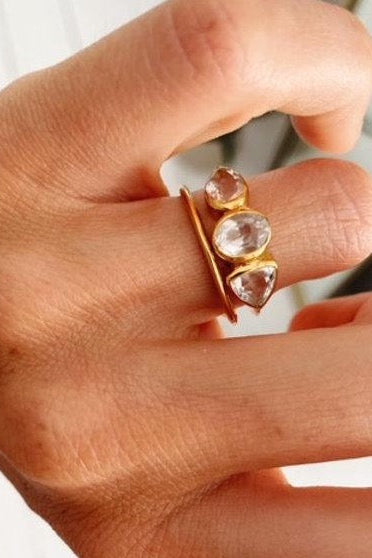 CHAMPAGNE COCKTAIL RING