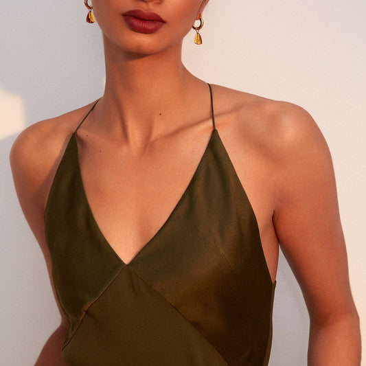 EMERALD DROP EARRINGS